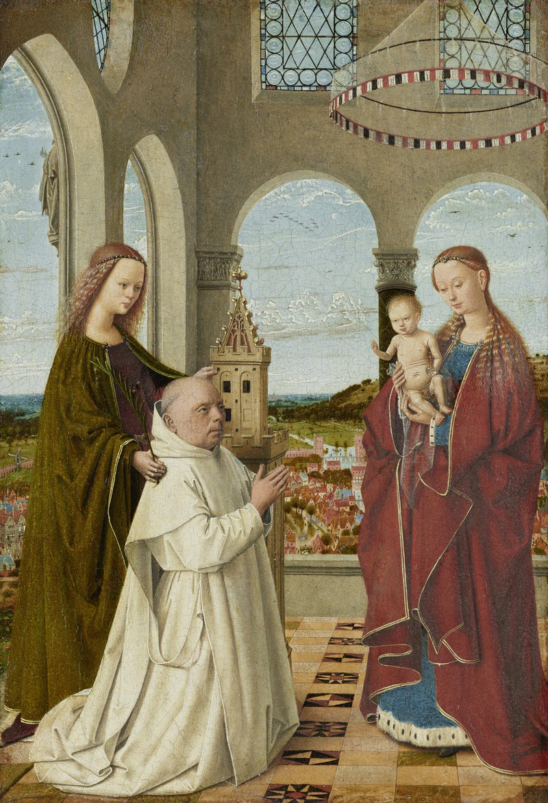 Madonna med barnet - Petrus Christus