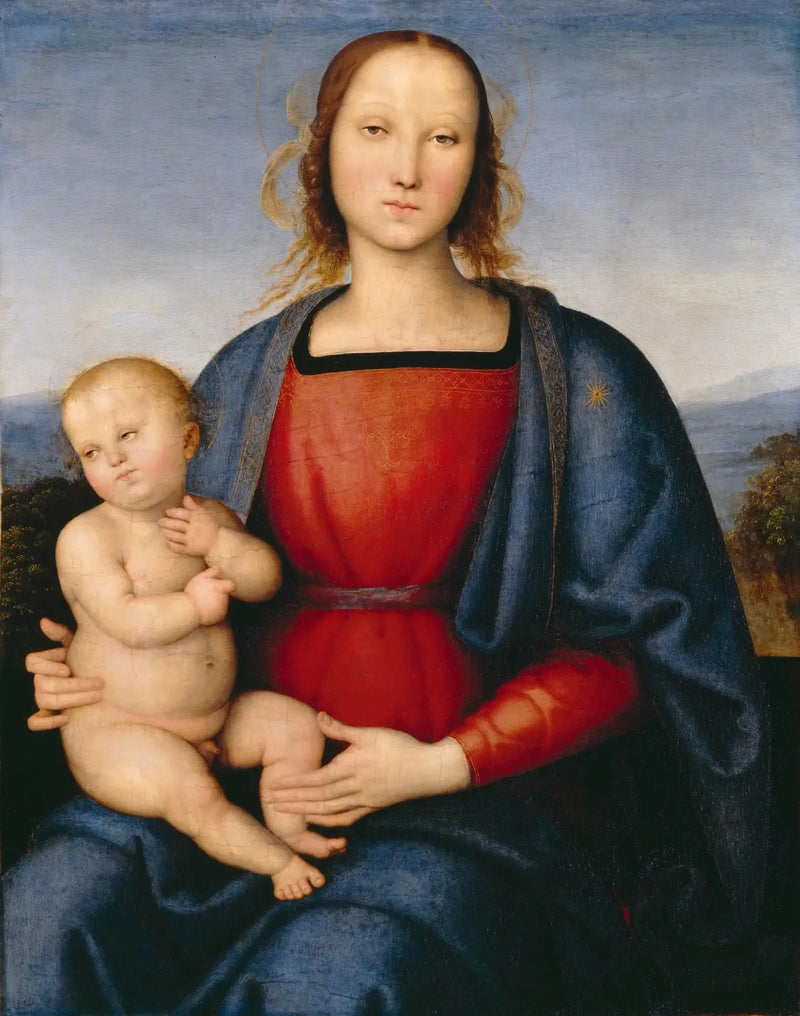 Madonna med barn - Pietro Perugino