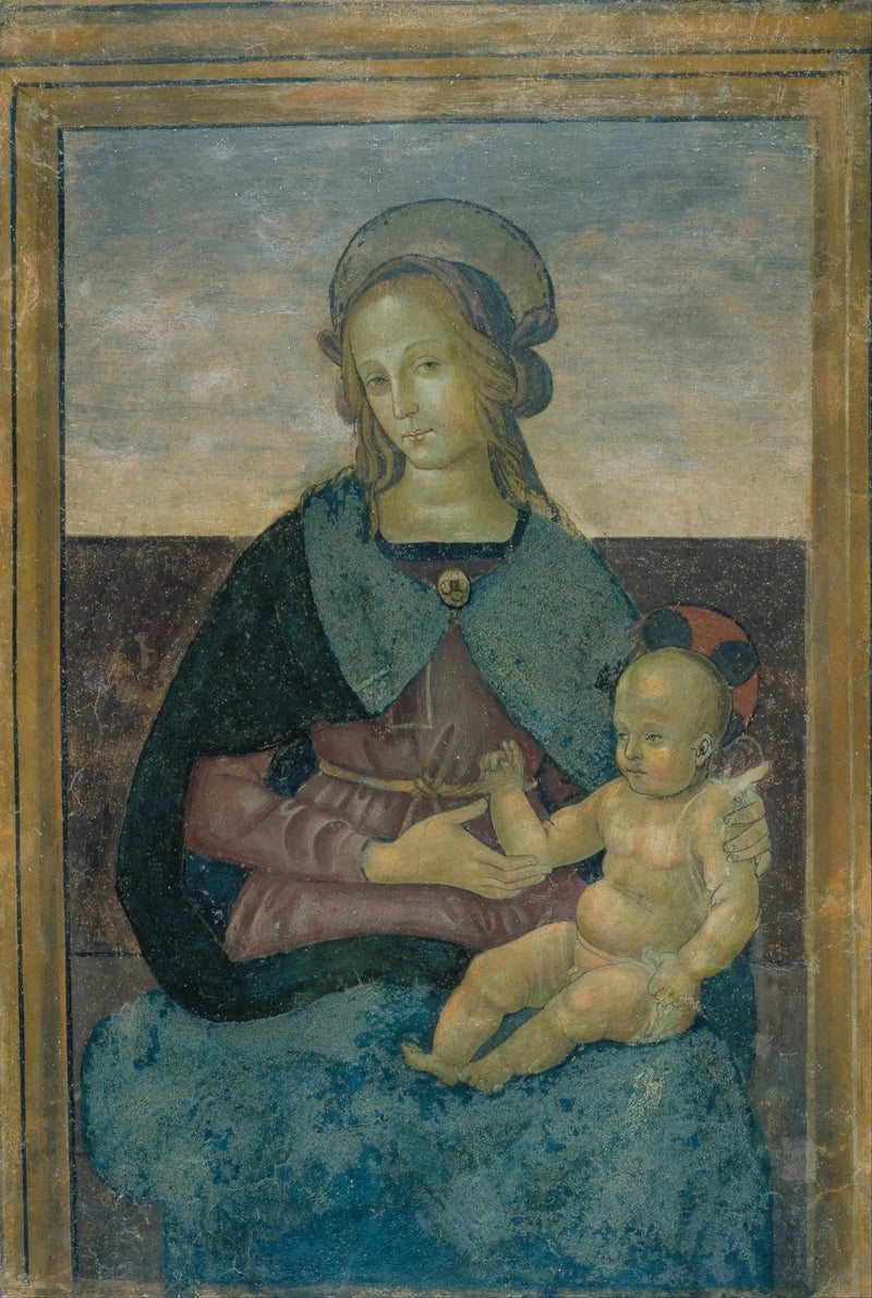 Madonna med barn - Pietro Perugino