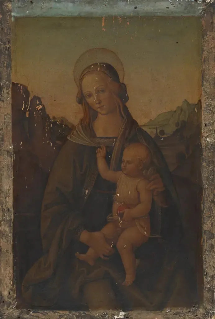 Madonna med barn - Pietro Perugino