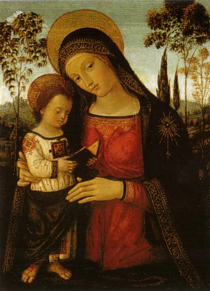 Jungfru med barnet - Pinturicchio