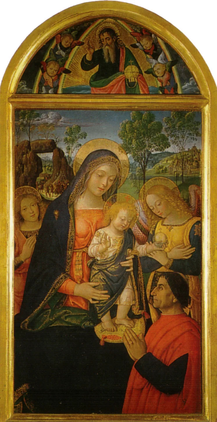 Jungfru med barnet - Pinturicchio