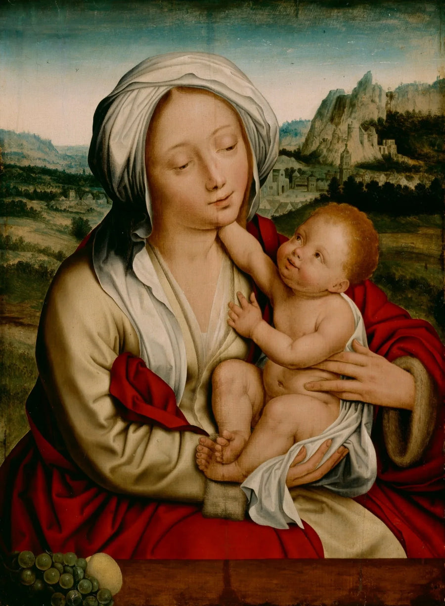 Madonna med barnet - Quentin Metsys