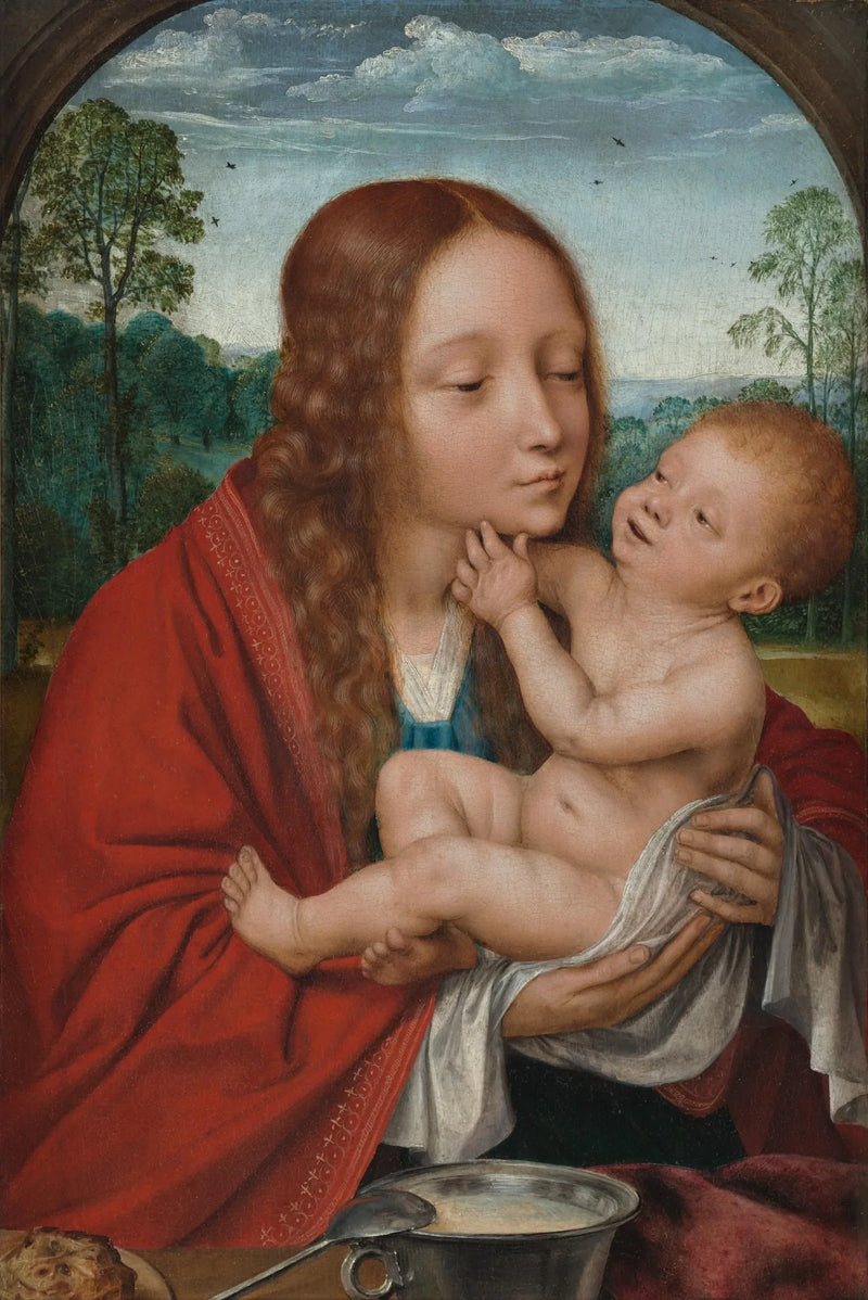 Madonna med barnet - Quentin Metsys