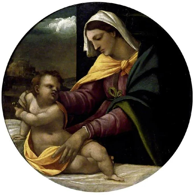 Madonna med barnet - Sebastiano del Piombo
