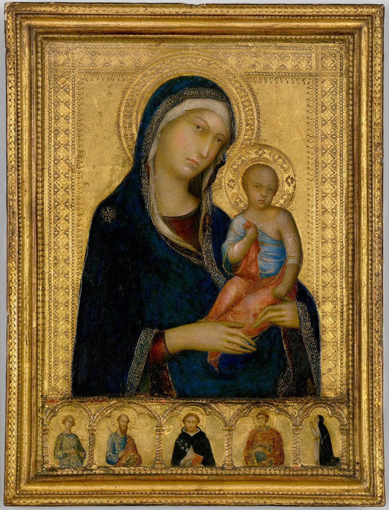 Madonna med barn - Simone Martini