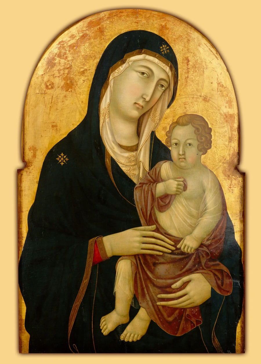 Madonna med barn - Ugolino di Nerio
