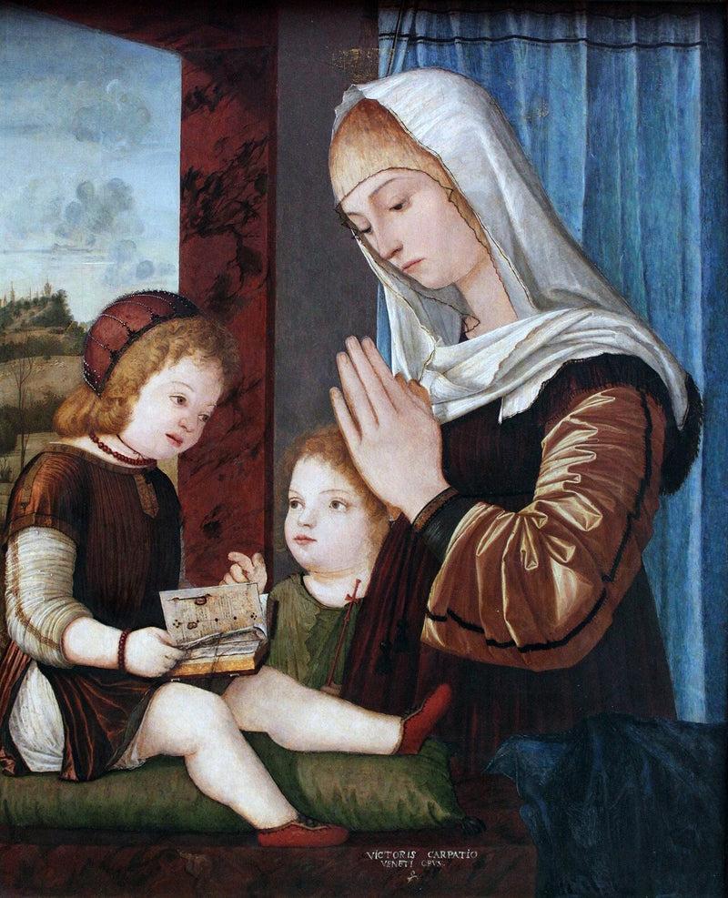 Madonna med barnet - Vittore Carpaccio