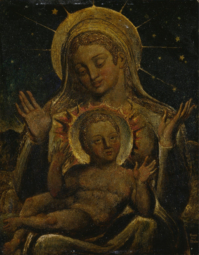 Madonna med barnet - William Blake