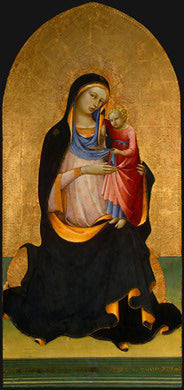 Jungfru med barnet - Lorenzo Monaco