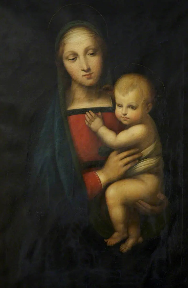 Jungfru med barnet, Madonna del Granduca - Raphael Sanzio