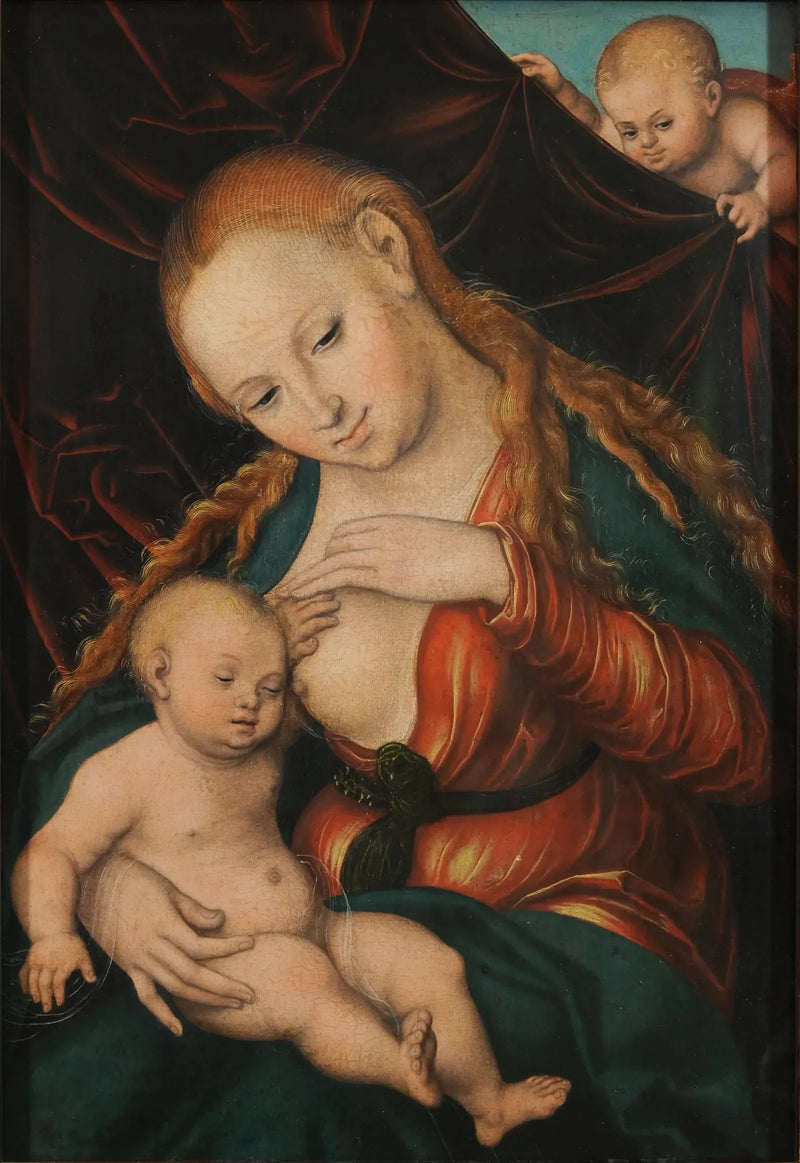 Madonna som ammar barnet - Lucas Cranach den äldre