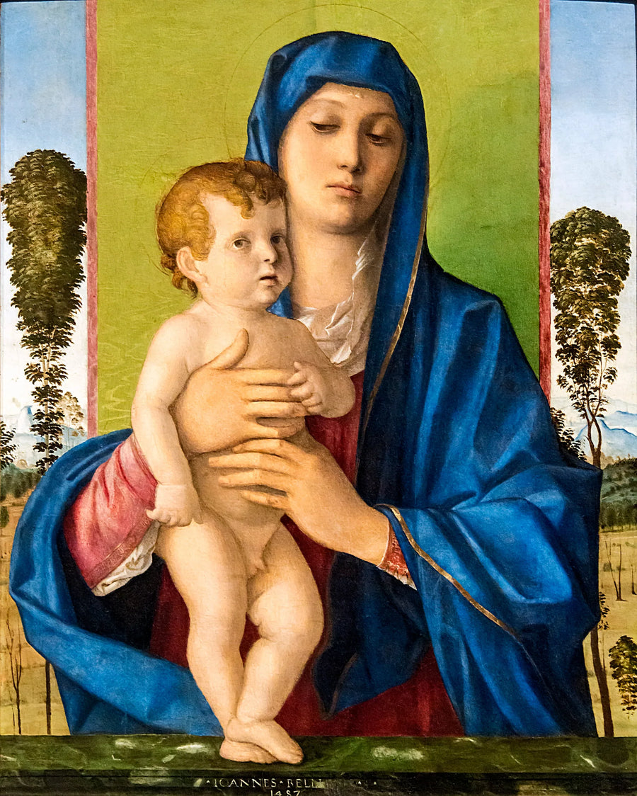 Jungfru med buskar - Giovanni Bellini