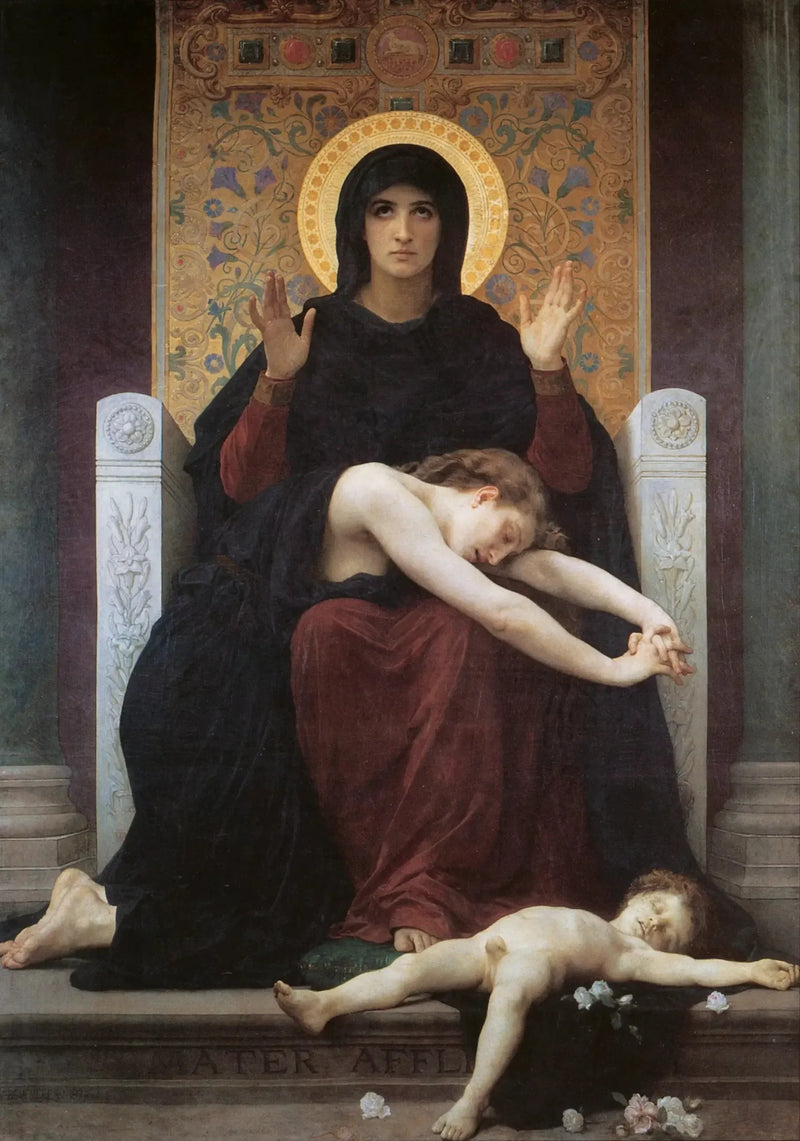 Tröstande Jungfru - Bouguereau