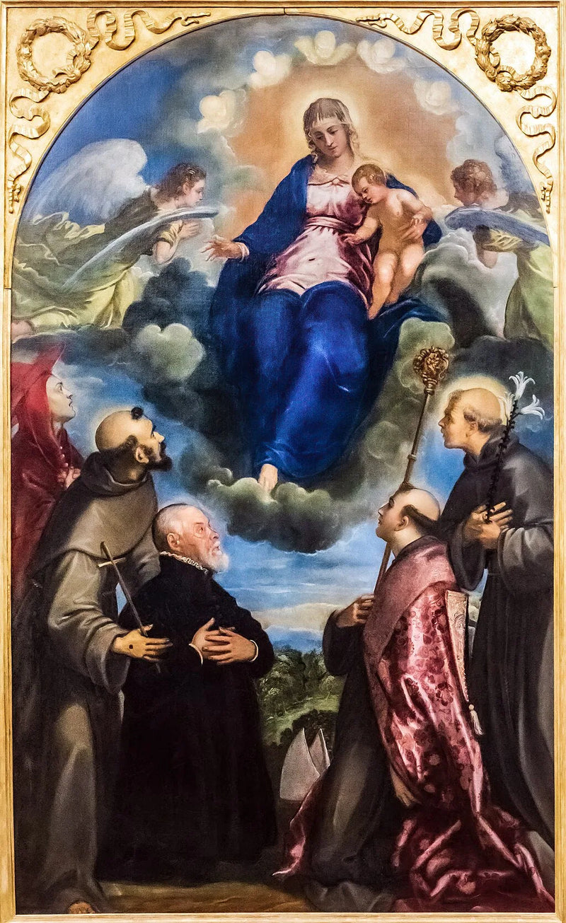 Jungfru i härlighet - Jacopo Tintoretto