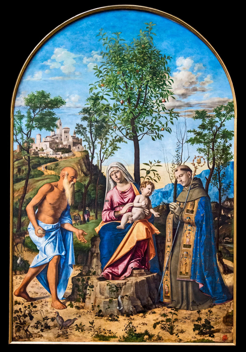 Jungfru i Orangeträdgården - Cima da Conegliano