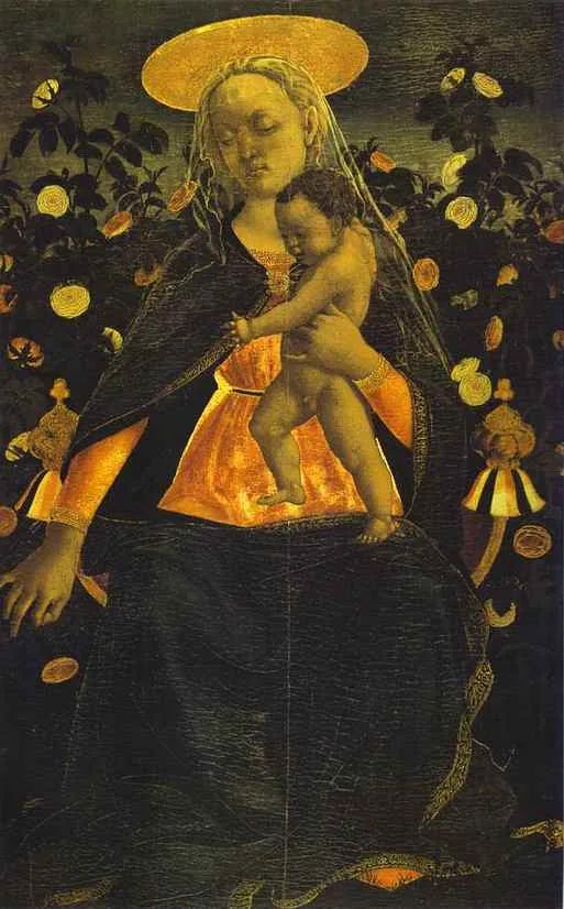 Jungfru och Barn - Domenico Veneziano