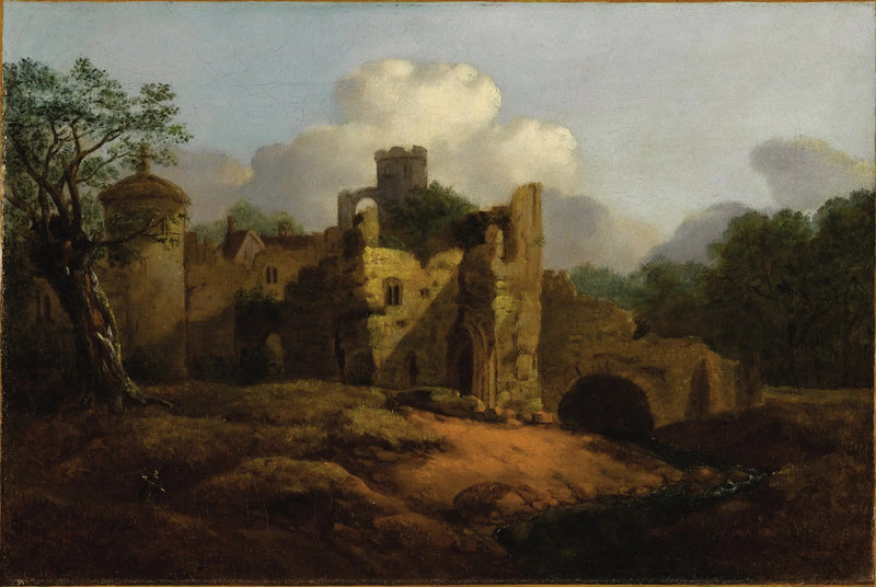 Gammalt slott - Thomas Gainsborough
