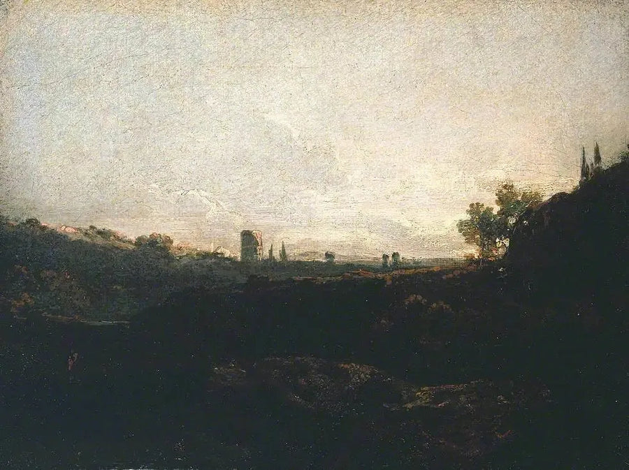 Utsikt över en stad - J. M. W. Turner