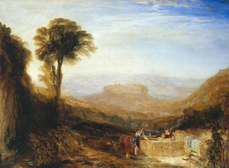 Utsikt över Orvieto, Målad i Rom - J. M. W. Turner