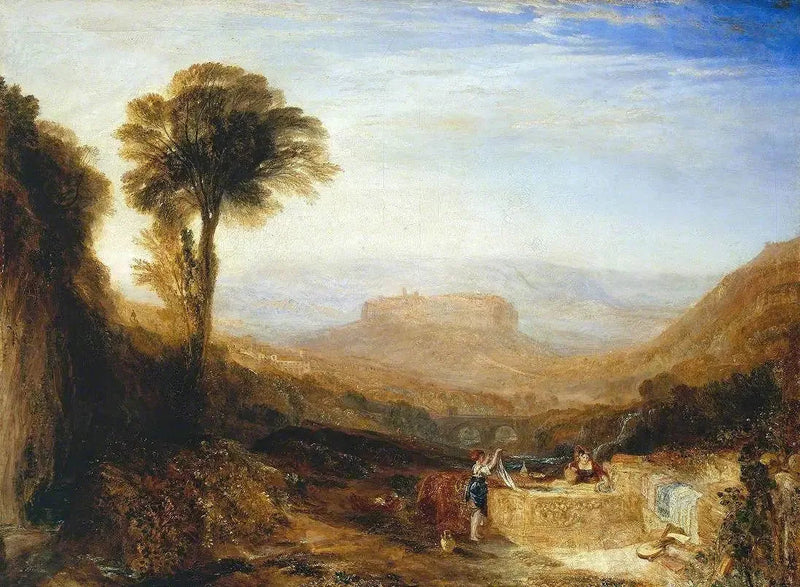 Utsikt över Orvieto, Målad i Rom - J. M. W. Turner