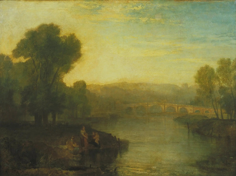 Utsikt över Richmond Hill och bron - J. M. W. Turner