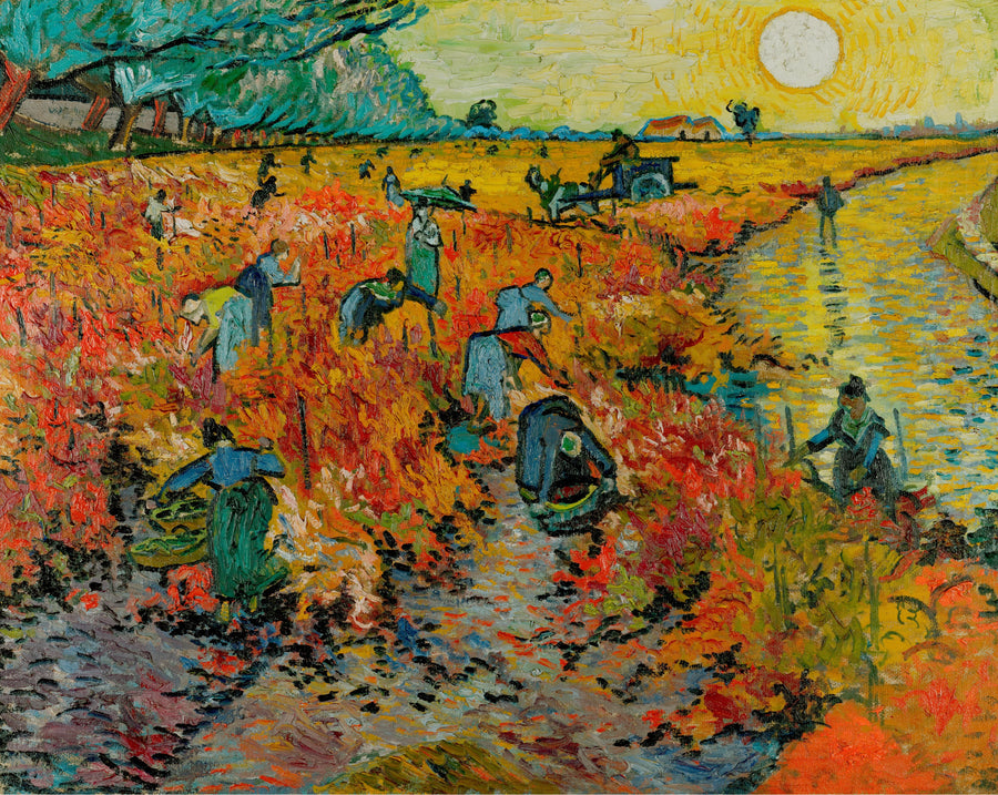Den röda vinrankan - Vincent van Gogh