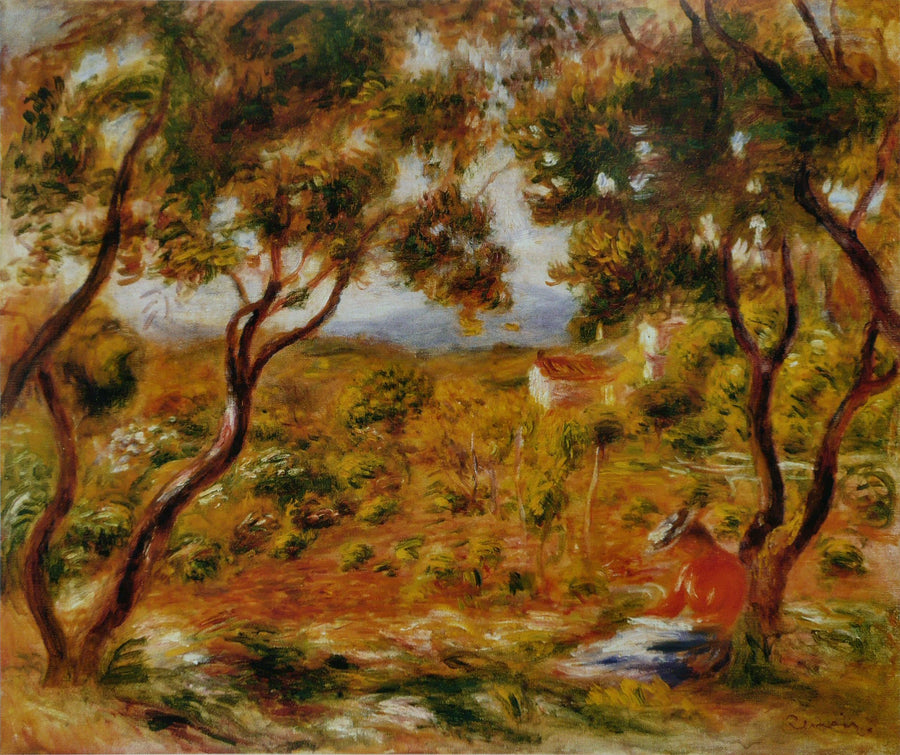 Vinstockarna i Cagnes - Pierre-Auguste Renoir