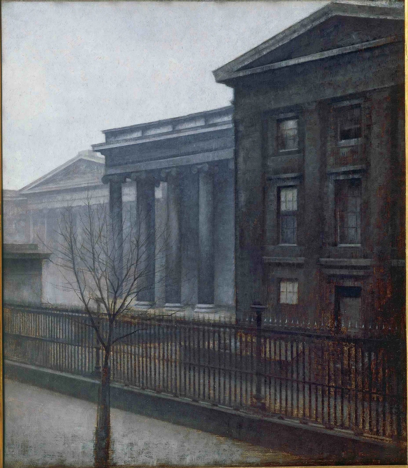 Le British Museum, peinture de Vilhelm Hammershøi
