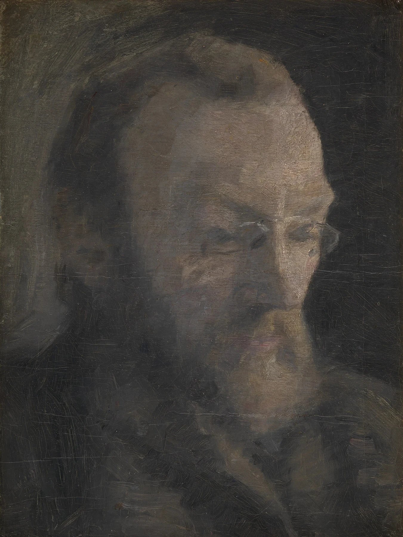 L’Historien de l’art Karl Madsen, peinture de Vilhelm Hammershøi