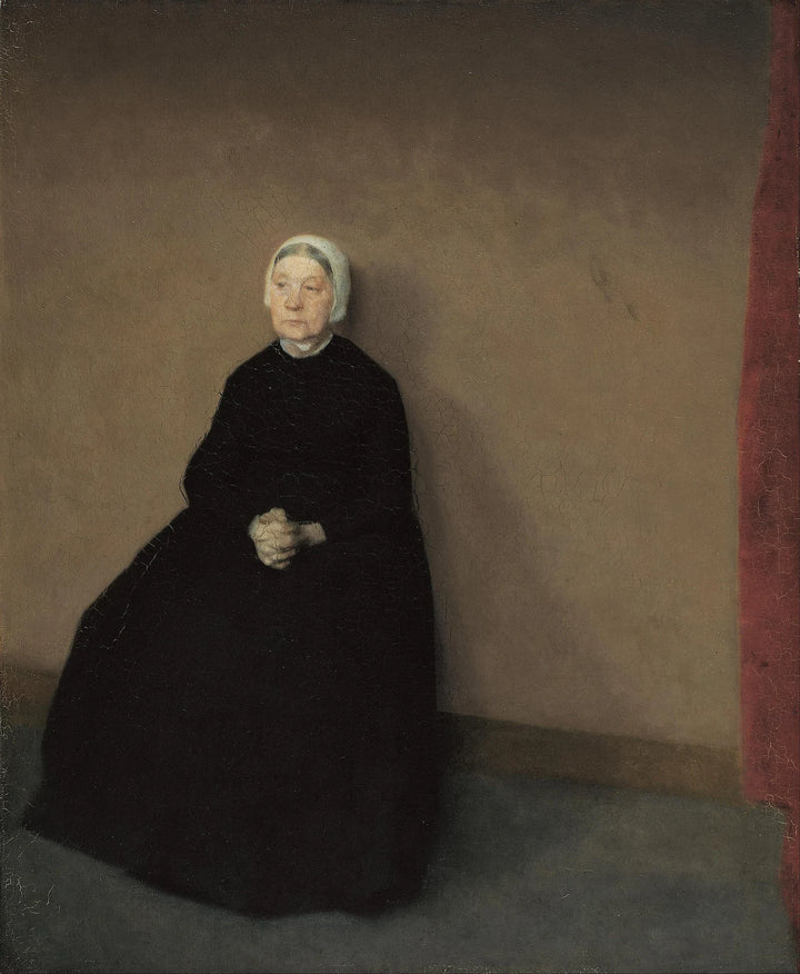 En gammal kvinna - Vilhelm Hammershøi