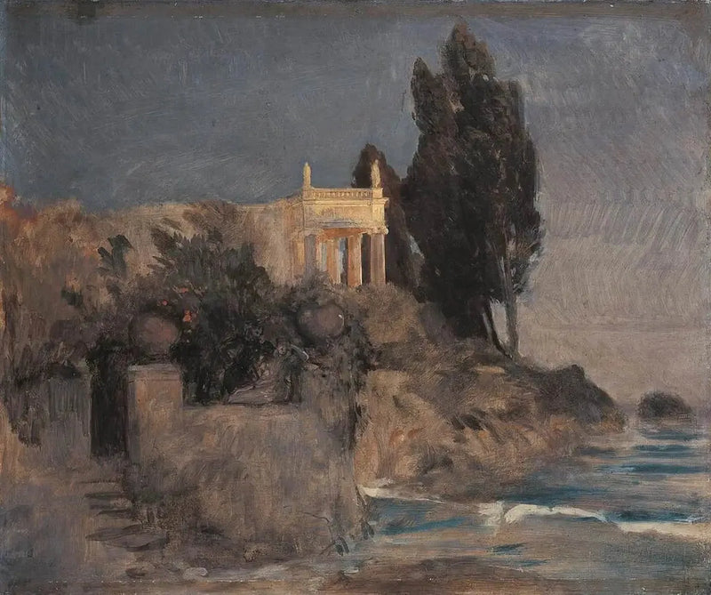 Villa vid havet - Arnold Böcklin