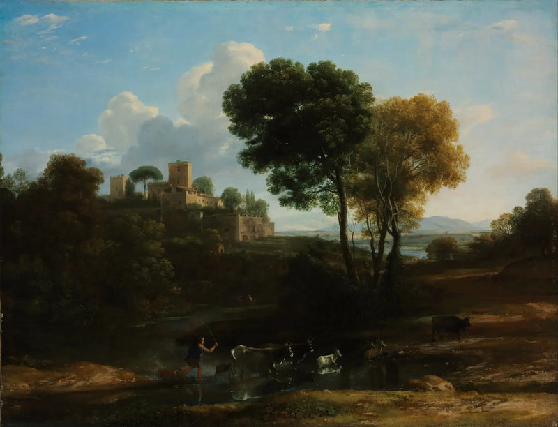 Villa i det romerska landskapet - Claude Lorrain