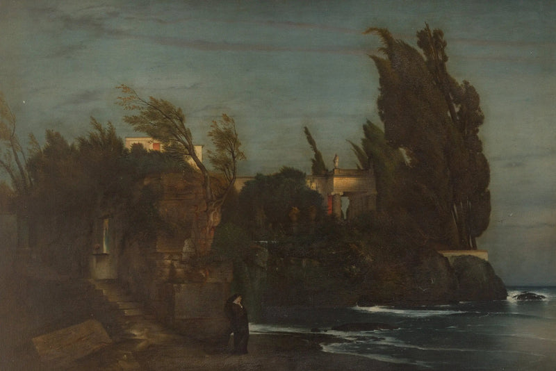 Villa vid havet - Arnold Böcklin