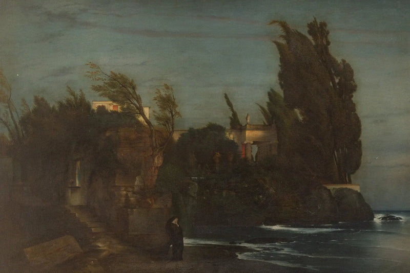 Villa vid havet - Arnold Böcklin