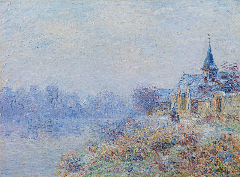 By vid floden (Porte-Joie) - Gustave Loiseau