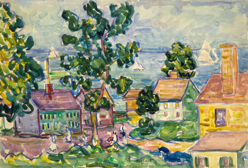 Kustby i New England - Maurice Prendergast