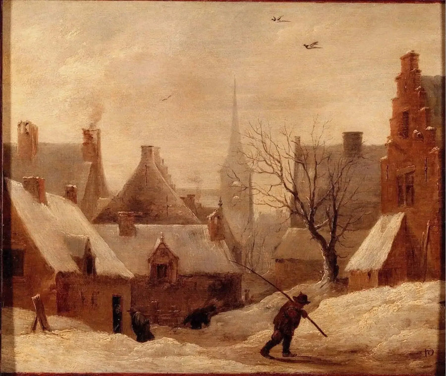 By under snön - David Teniers den yngre