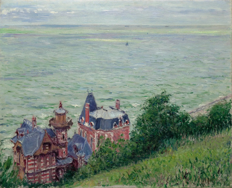 Villor i Trouville - Gustave Caillebotte