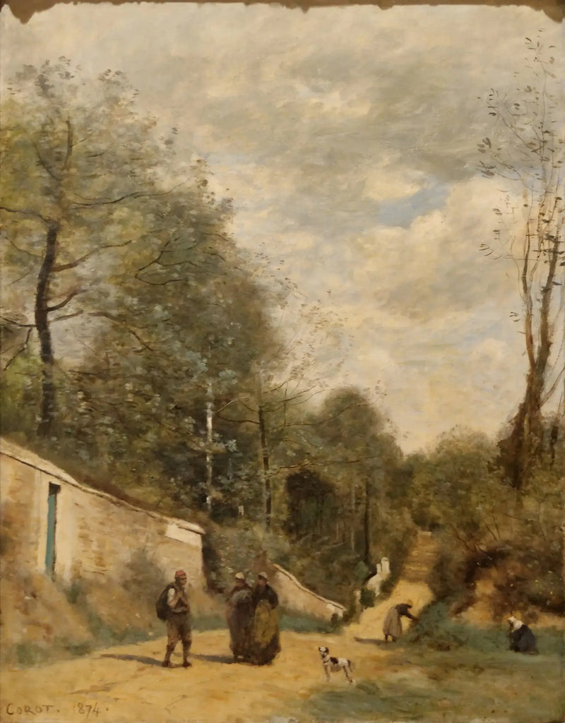Ville-d'Avray, järnvägsstationens väg - Jean-Baptiste Camille Corot