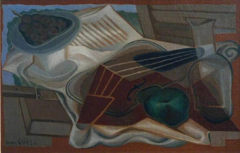 Violin och fruktfat - Juan Gris
