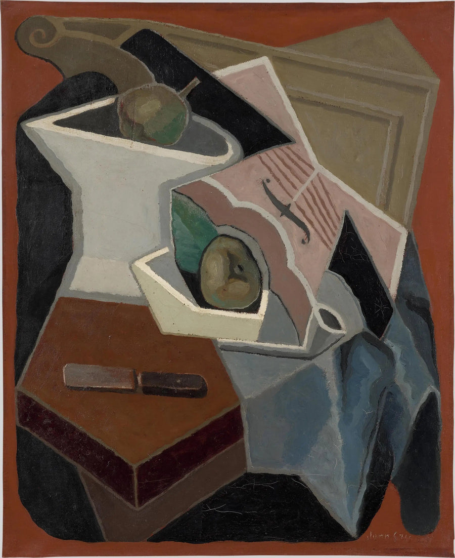 Violin och fruktskål - Juan Gris