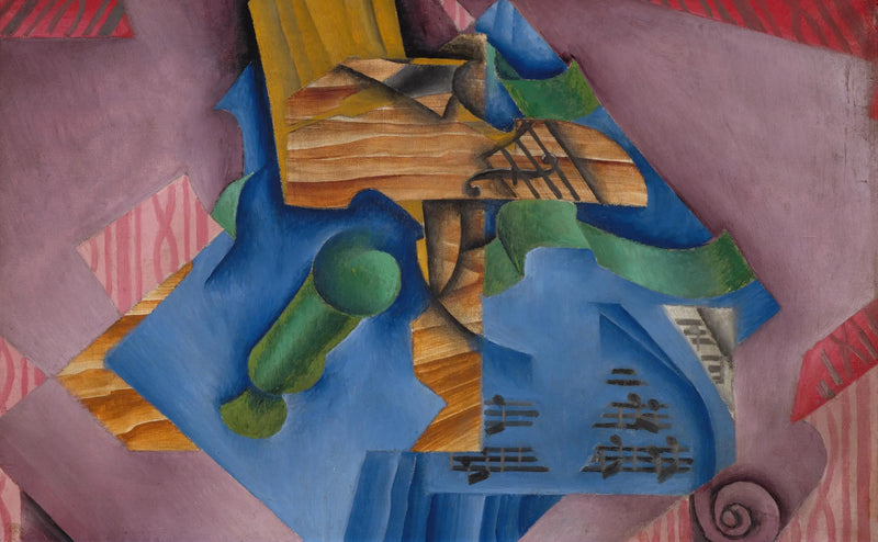 Violin och glas - Juan Gris