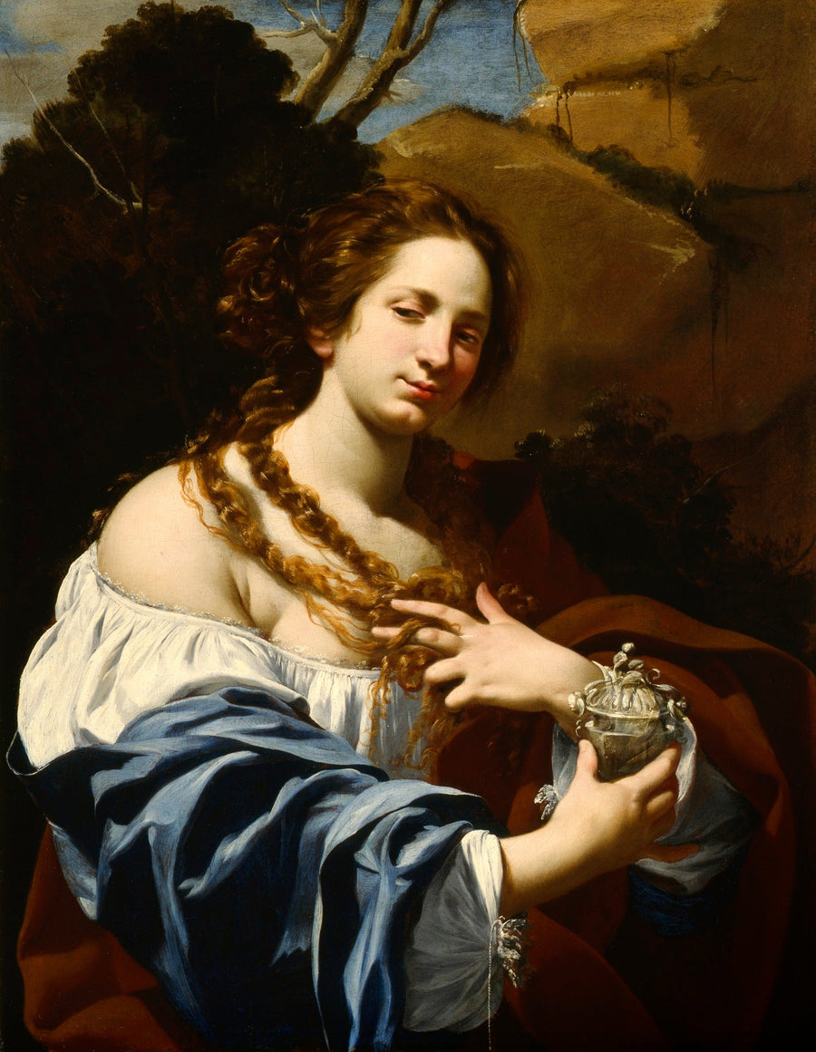 Virginia Vezzi, artistens maka, och Marie Madeleine - Simon Vouet