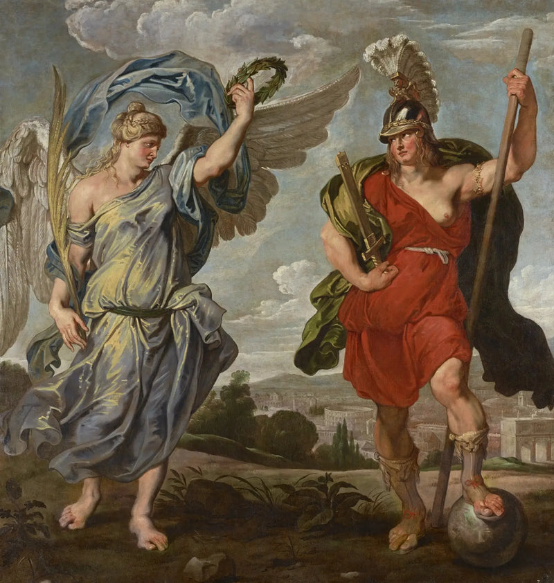 Virtus och Victoria - Peter Paul Rubens