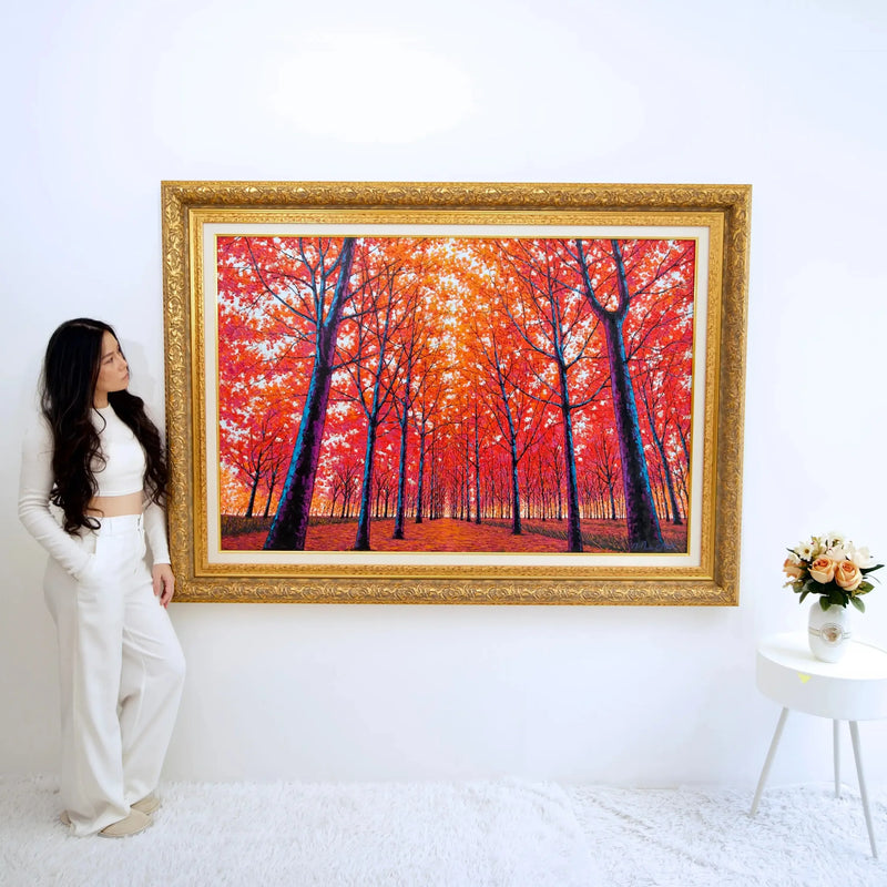 Höstens ansikte | 150 x 100 cm