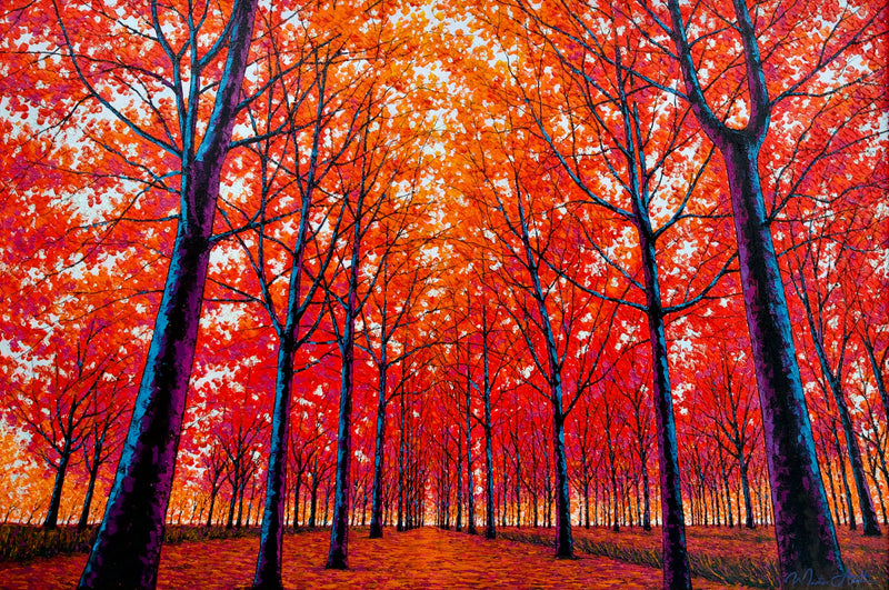 Höstens ansikte | 150 x 100 cm