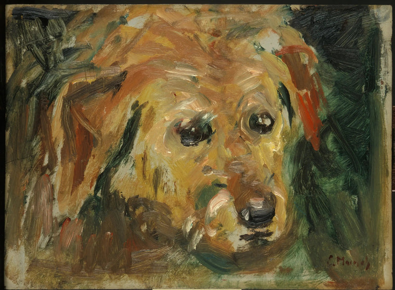 Hundans ansikte - Edvard Munch