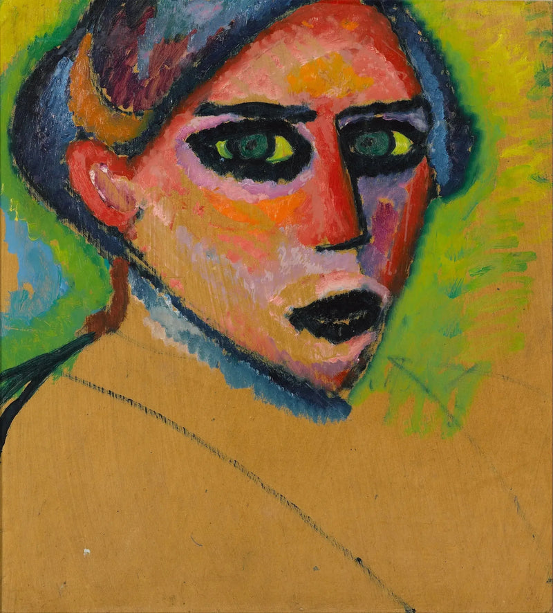 Kvinnohuvud - Alexej von Jawlensky