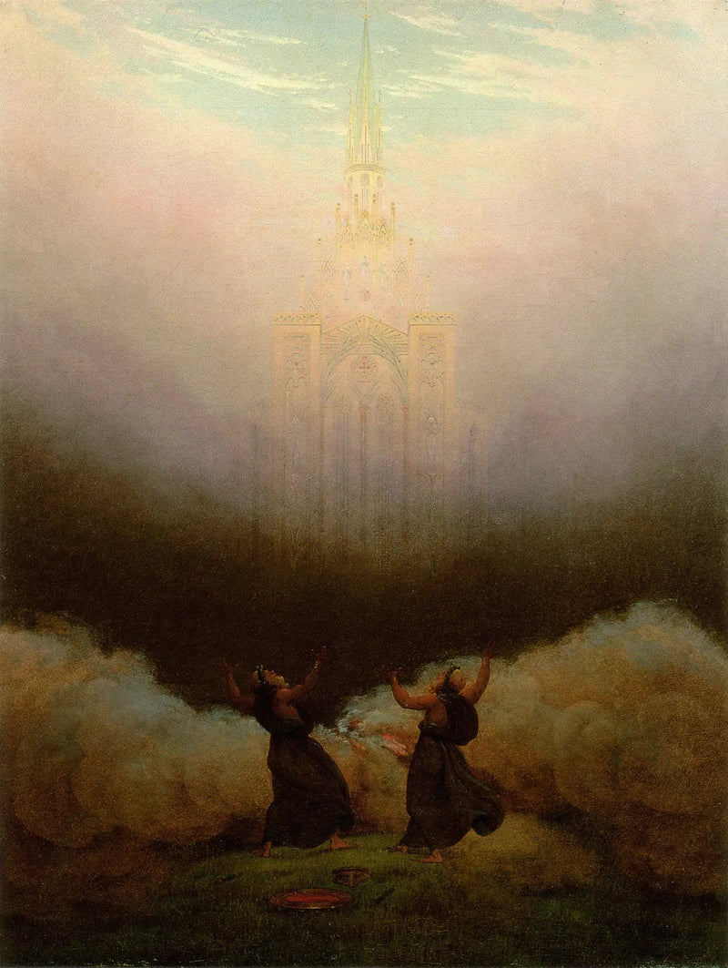 Visionen av den kristna kyrkan - Caspar David Friedrich